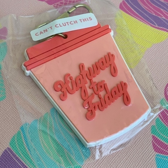 Studio DIY Can’t Clutch This Ice Cream “Highway to Friday” Bag Charm Clutch NWOT - Picture 2 of 11